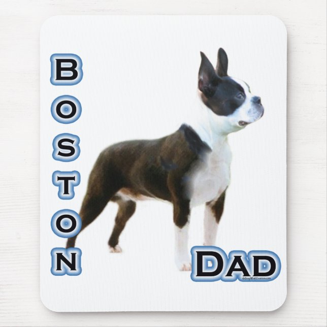 Boston Terrier Dad 4 Mouse Pad (Front)