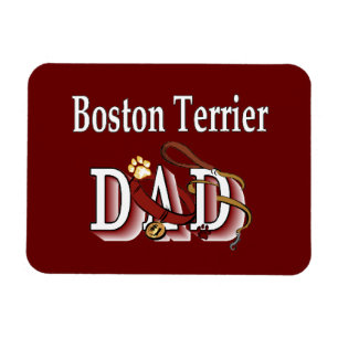 Boston Terrier Dad Magnet