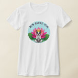 Boston terrier dog bless zen puppy meditation mutt T-Shirt<br><div class="desc">Love yoga,  mediation and Boston Terriers? Well this charming Boston sits in Lotus Pose Padmasana to meditate and wish DOG BLESS YOU! Happy birthday dog mum Merry Christmas Dog Dad Kwanzaa Hanukkah</div>