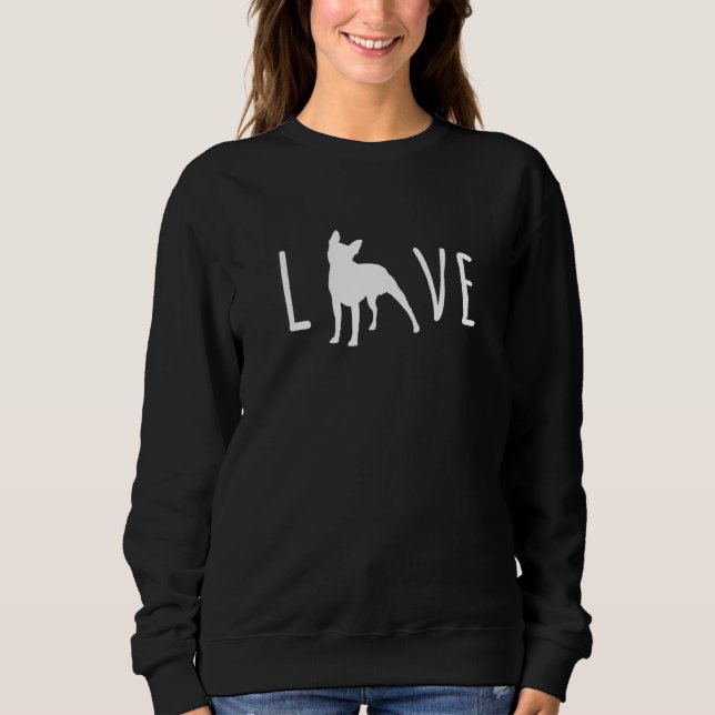 Boston Terrier Dog Bostie  Mom Dad Pet Cute  Puppy Sweatshirt (Front)