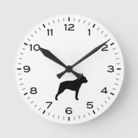 Boston Terrier Dog Breed Silhouette