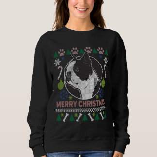 Boston Terrier Dog Breed Ugly Christmas Sweater