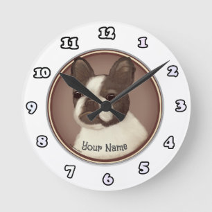 Boston Terrier Dog  clock