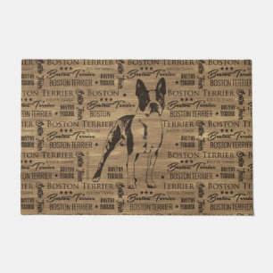 Boston Terrier dog Doormat