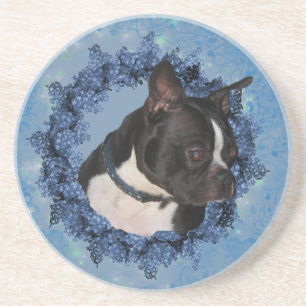 Boston Terrier Dog Drink Coaster