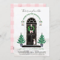 Boston Terrier Dog Holiday Christmas Party