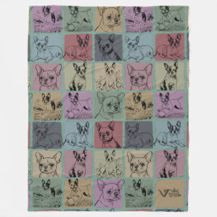 Boston Terrier Dog Lover Throw Blanket Gift