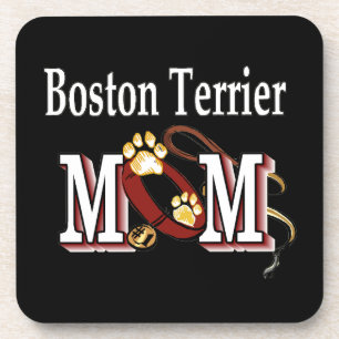 Boston Terrier Dog MOM Coaster