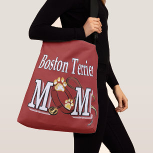 Boston Terrier Dog MOM Crossbody Bag