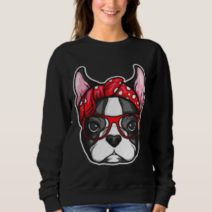 Boston Terrier Dog Pet Dog  Mom Sweatshirt