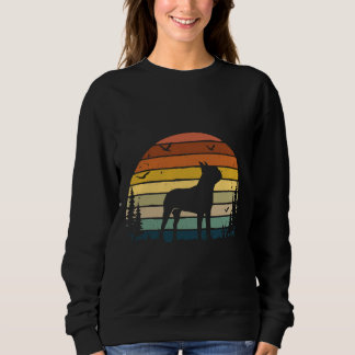 Boston Terrier Dog Retro Vintage Sweatshirt