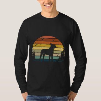 Boston Terrier Dog Retro Vintage T-Shirt