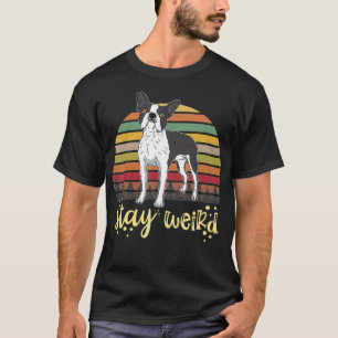 Boston Terrier Dog Vintage T-Shirt