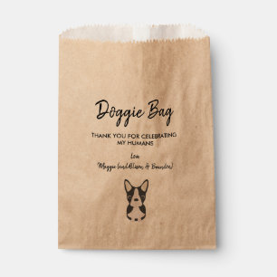 Boston Terrier Doggie Bag for Wedding, Favour Bags