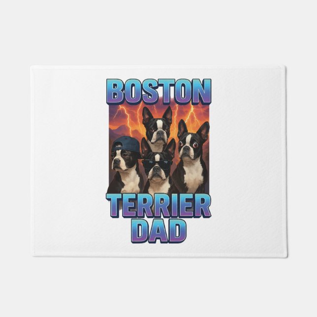 Boston Terrier Doormat (Front)