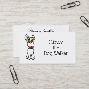 Boston Terrier Drawing Business Card