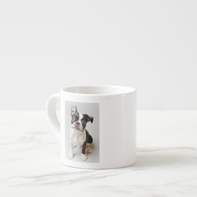 Boston Terrier Espresso Cup (Front Left)