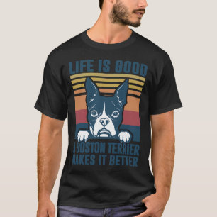 Boston Terrier For Women Men Boston Terrier Dad M T-Shirt
