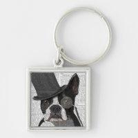 Boston Terrier, Formal Hound and Hat
