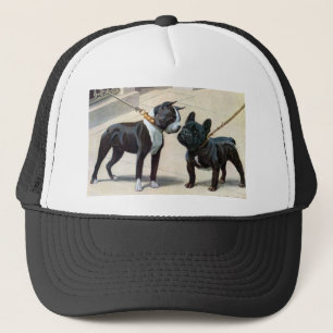 Boston Terrier & French Bulldog Trucker Hat