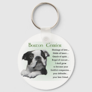 Boston Terrier Gifts Key Ring