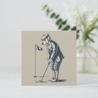 Boston Terrier Golf Vintage Dog Golfing Boston Mum