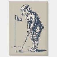 Boston Terrier Golf Vintage Dog Golfing Boston Mum