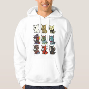 Boston Terrier Halloween Costume Hoodie