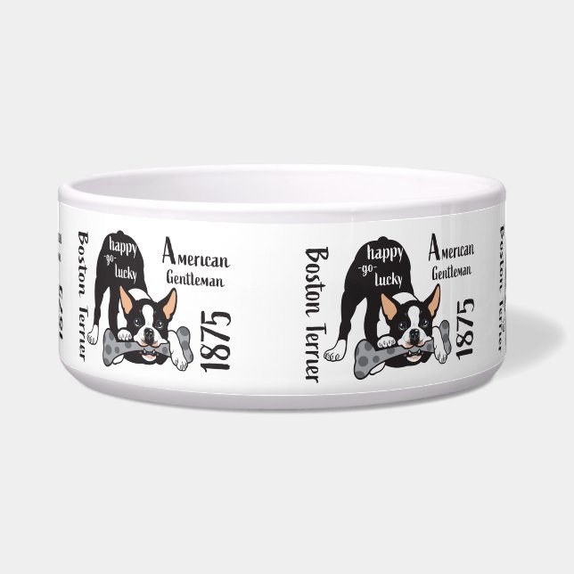 Boston Terrier. Happy go lucky by Insima (Front)