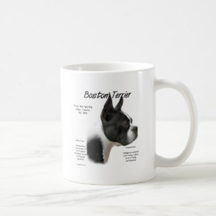 Boston Terrier History Design Coffee Mug