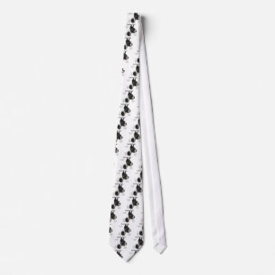 Boston Terrier History Design Tie