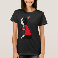 Boston Terrier I Love Dad Tattoo Funny Boston Ter