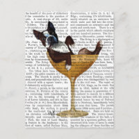 Boston Terrier in Cocktail Glass 2