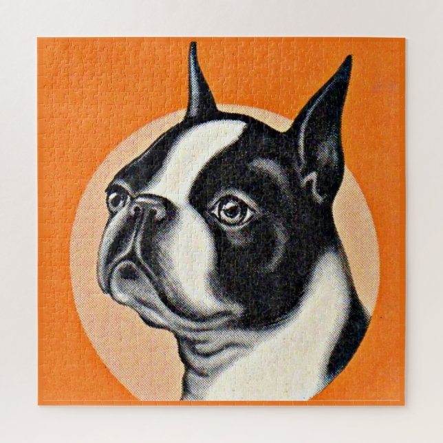  Boston terrier Jigsaw Puzzle (Vertical)