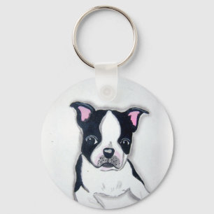 Boston Terrier Key Chain