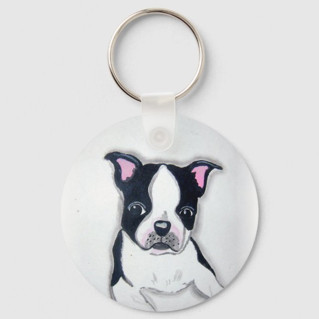 Boston Terrier Key Chain (Front)