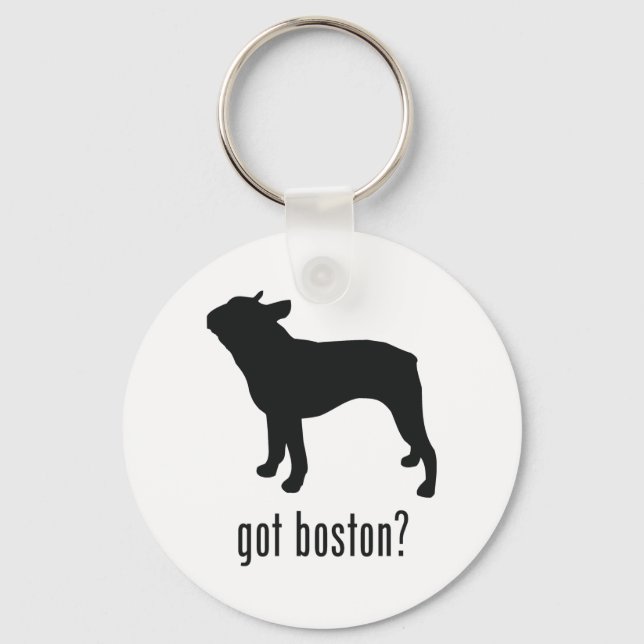 Boston Terrier Key Ring (Front)