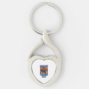 Boston Terrier Key Ring