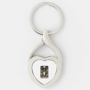 Boston Terrier Key Ring