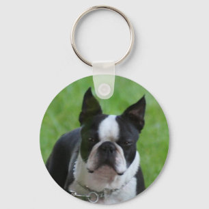 Boston Terrier keychain