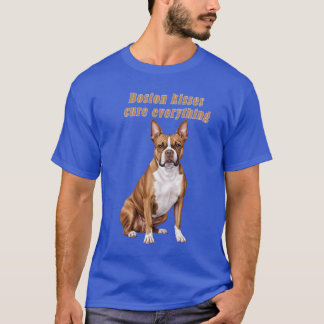 Boston Terrier Kisses Cure Everything – Men’s Dog  T-Shirt