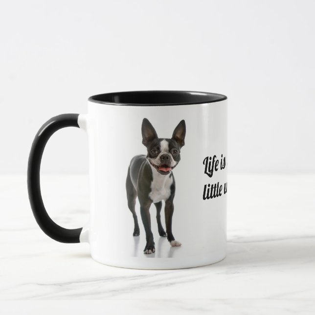 Boston Terrier - Life is Better Mug (Left)