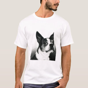 Boston Terrier Light T-shirt - "Boston Style"
