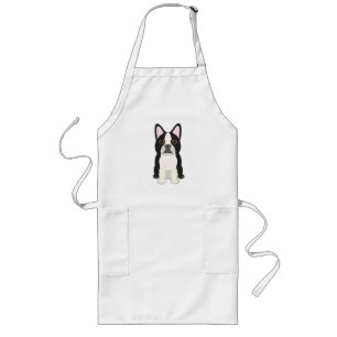 Boston Terrier Long Apron