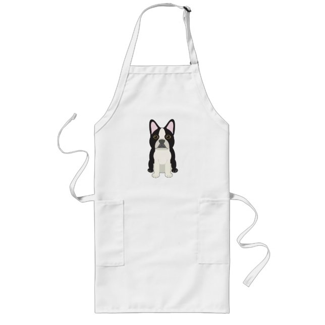 Boston Terrier Long Apron (Front)