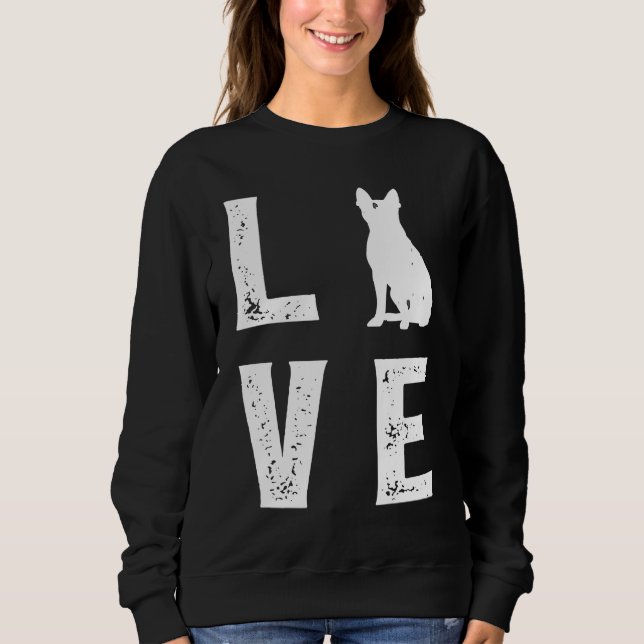 Boston Terrier Love  1 Sweatshirt (Front)