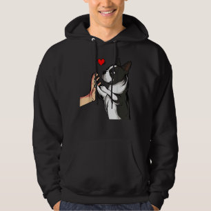 Boston Terrier Love Bostie Dog Mum Funny Girls Hoodie