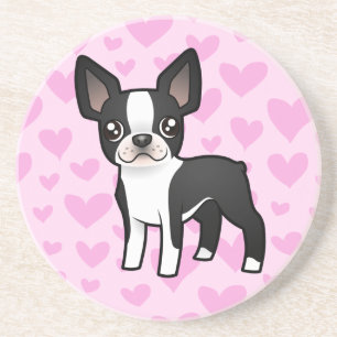 Boston Terrier Love Coaster
