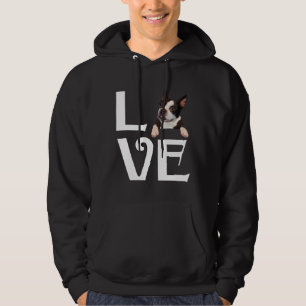 Boston Terrier Love Dog Owner Boston Terrier Puppy Hoodie