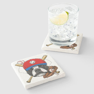 Boston Terrier Lover Stone Coaster| Lover Stone Coaster